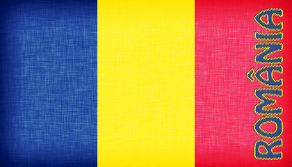 Image showing Linen flag of Romania
