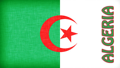 Image showing Linen flag of Algeria