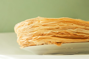 Image showing Pancakes on a plate