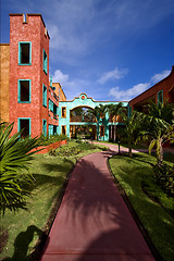 Image showing window house  in playa del carmen