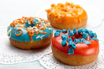 Image showing baked donuts