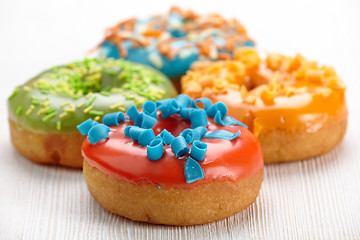 Image showing baked donuts