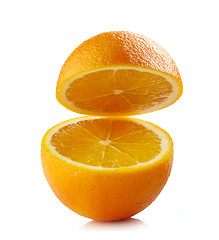 Image showing fresh half orange