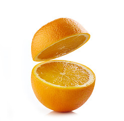 Image showing fresh half orange