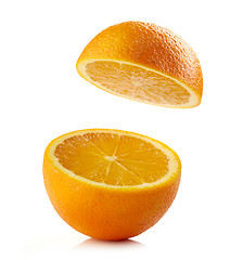 Image showing fresh half orange