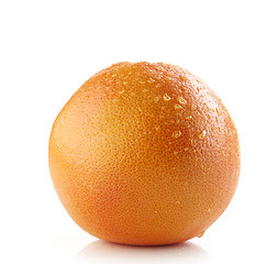 Image showing fresh wet grapefruit