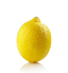 Image showing fresh wet lemon