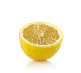 Image showing fresh half lemon