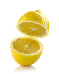 Image showing fresh half lemon
