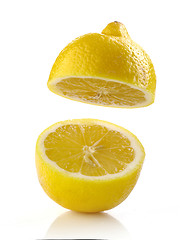 Image showing fresh half lemon