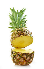 Image showing half pineapple