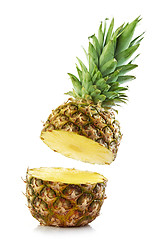 Image showing half pineapple