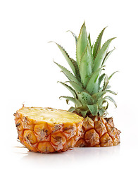 Image showing half pineapple