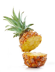 Image showing half pineapple