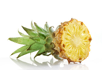 Image showing half pineapple