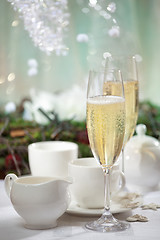 Image showing christmas table setting