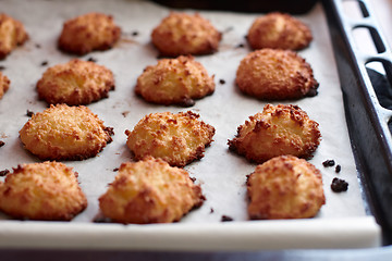 Image showing homemade coconut cookies