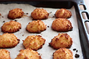 Image showing homemade coconut cookies