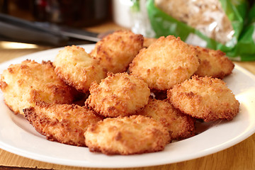 Image showing homemade coconut cookies