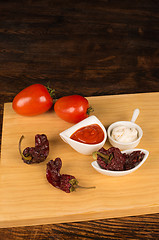 Image showing Salsa brava ingredients