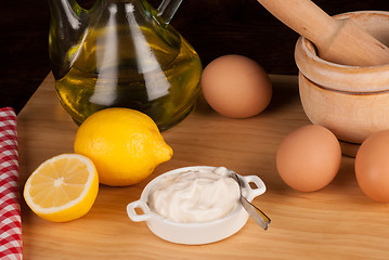 Image showing Mayonnaise ingredients