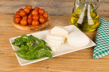 Image showing Cooking with mozzarella