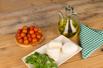 Image showing Mozarella still life