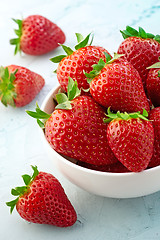 Image showing fresh strawberries