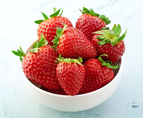 Image showing fresh strawberries