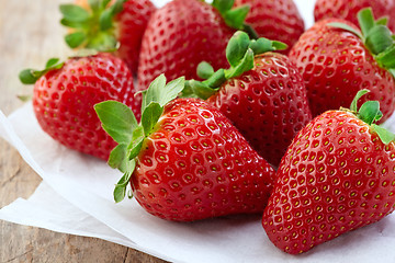 Image showing fresh strawberries