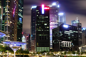 Image showing Singapore by night