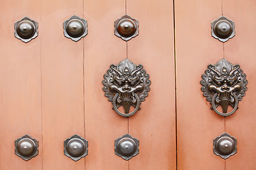 Image showing Chinese style door