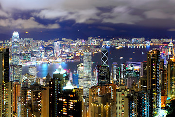 Image showing Hong Kong city skyline