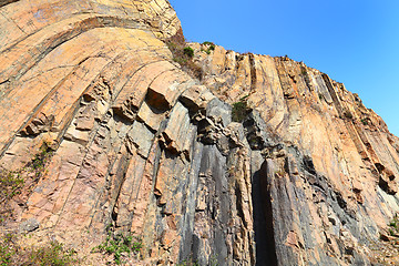 Image showing Hong Kong Geographical Park , hexagonal column