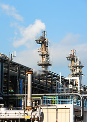 Image showing Gas industry plant