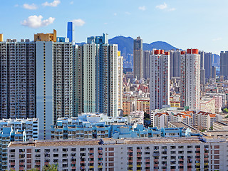 Image showing Hong Kong public housing apartment block