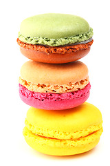 Image showing Colorful macaroons