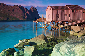 Image showing Abandoned fishing port