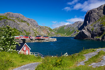 Image showing Fishing village Nusfjord