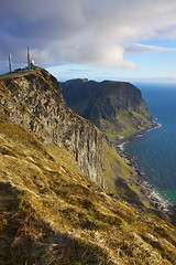 Image showing Coastal cliffs