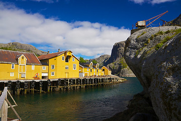 Image showing Nusfjord on Lofoten