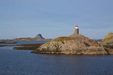 Image showing Lighthouse on norwegian coast