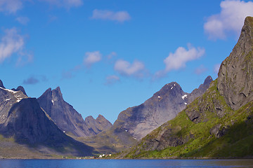 Image showing Norwegian fjords