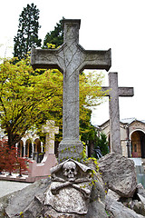 Image showing Cemetery architecture - Europe
