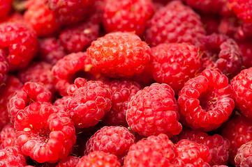 Image showing sweet raspberry fruit