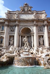 Image showing Rome - Trevi fountain