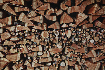 Image showing Chopped firewood