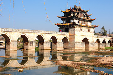 Image showing Ancient bridge in China