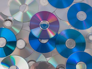 Image showing CD DVD DB Bluray disc