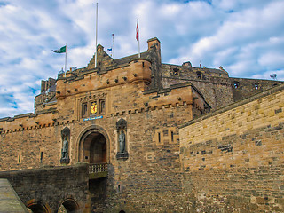 Image showing Edinburgh castle, UK